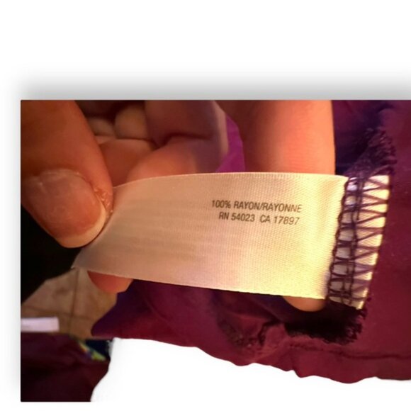 Women’s XXL Old Navy Wine Ruffle Bust Sleeveless Top 16 18 2XL - Picture 8 of 9